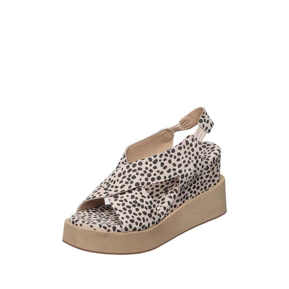 NEW ANTELOPE women's cait wedge sandal in make up suede